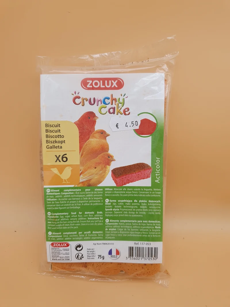 Pastel Crujiente Zoolux