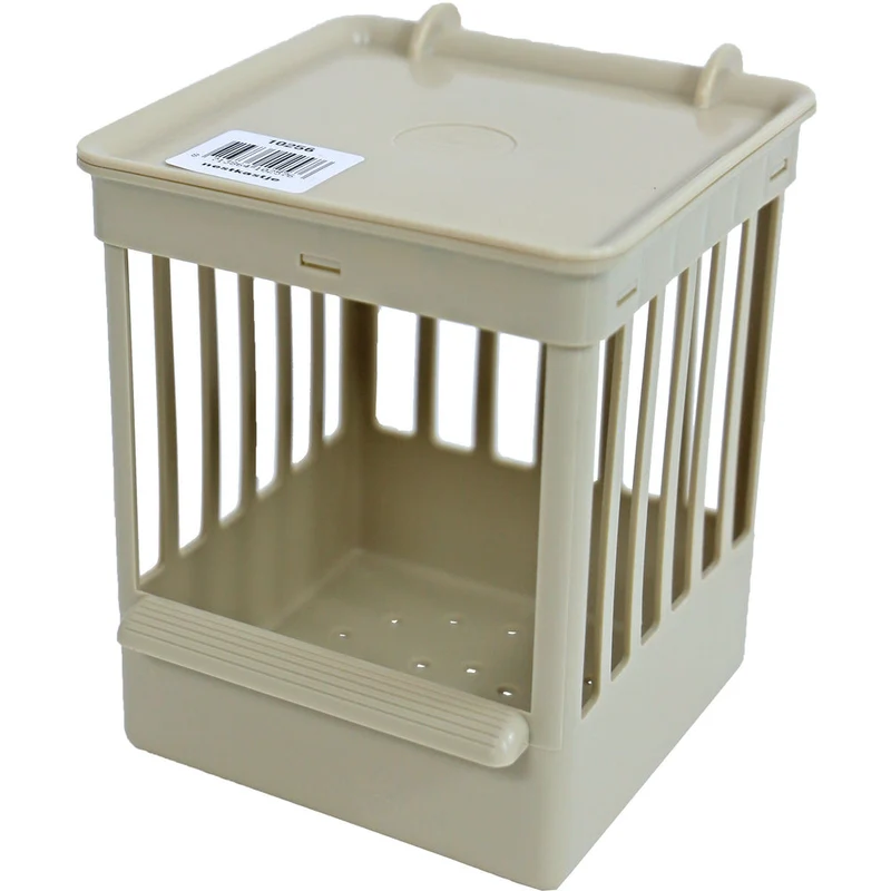 Caja celosía plástico beige