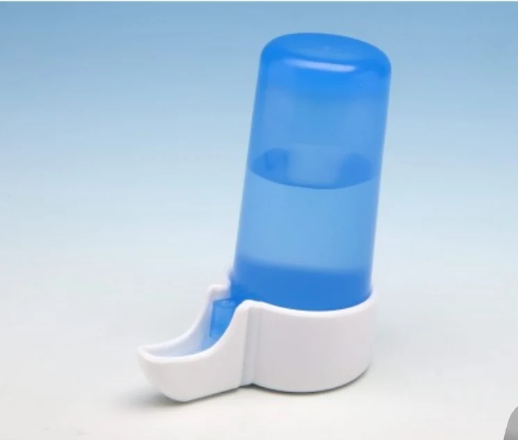 Bebedero ( azul ) sistema antidesperdicio 80ml - Av. Moldes