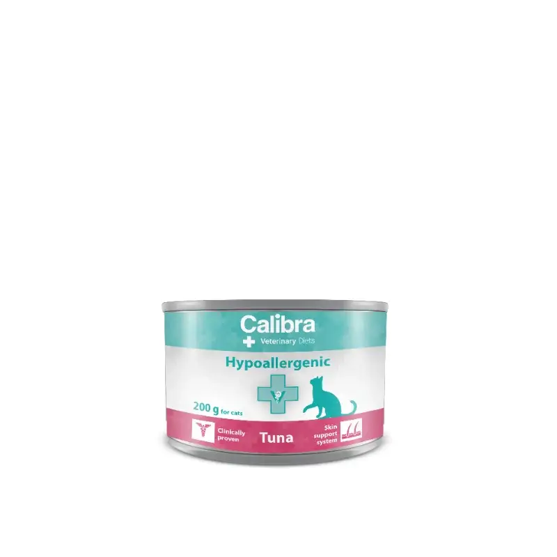 Calibra Vet Diet Cat Hypoallergenic Tuna Wet Food 6X200Gr