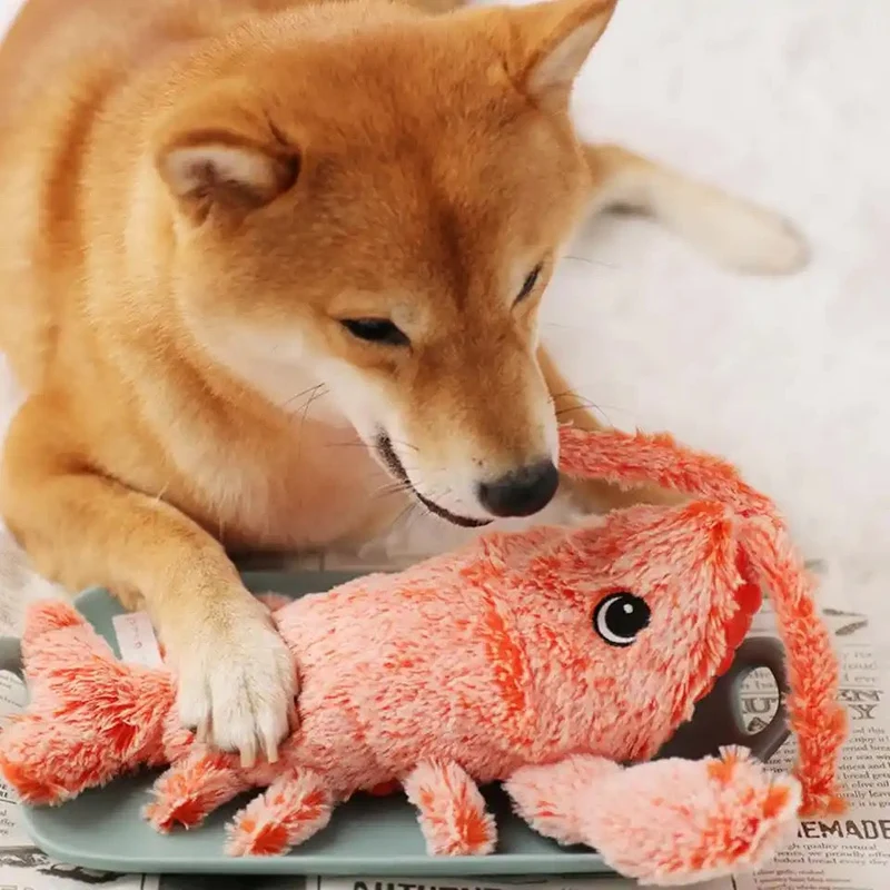Interactive Lobster-Shaped Dog Toy