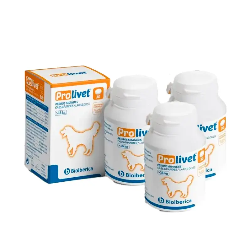 Prolivet Perros Grandes, Pack 3 x 30 Comprimidos