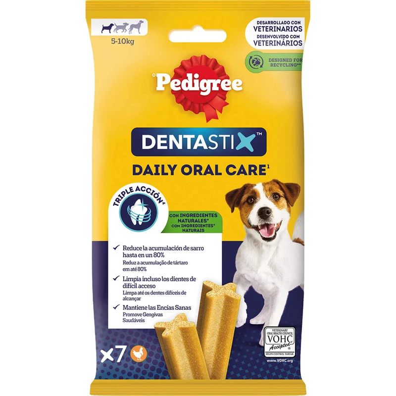 Snack Dentário Pedigree Dentastix Mini para Cão Adulto 110 gr