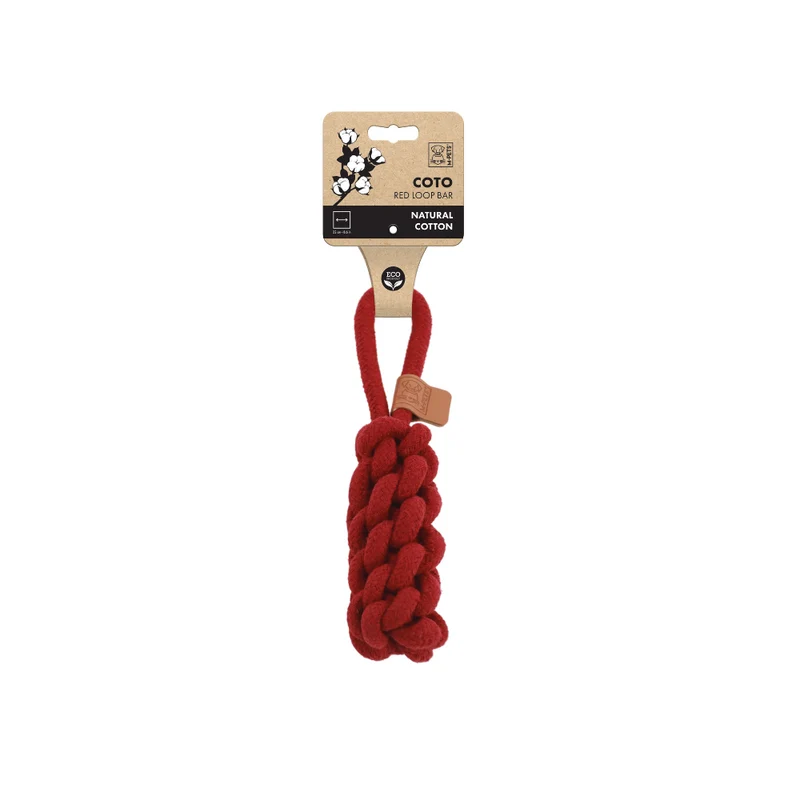 Juguete de Cuerda COTO Loop Bar Rojo | M-PETS®