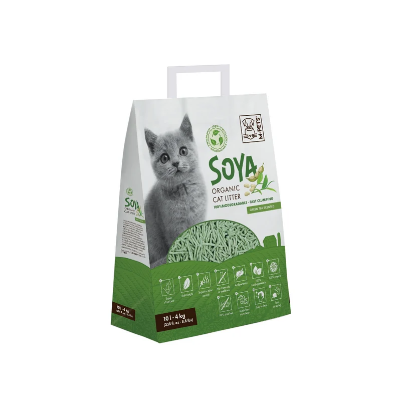 Arena para Gato de Soya Aroma Té Verde SOYA | M-PETS®