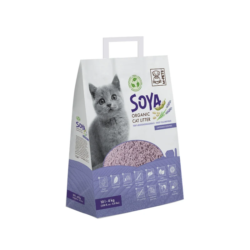 Arena para Gato de Soya Aroma Lavanda SOYA | M-PETS®