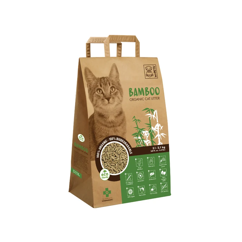 Arena para Gato de Bambú Orgánico BAMBOO | M-PETS®