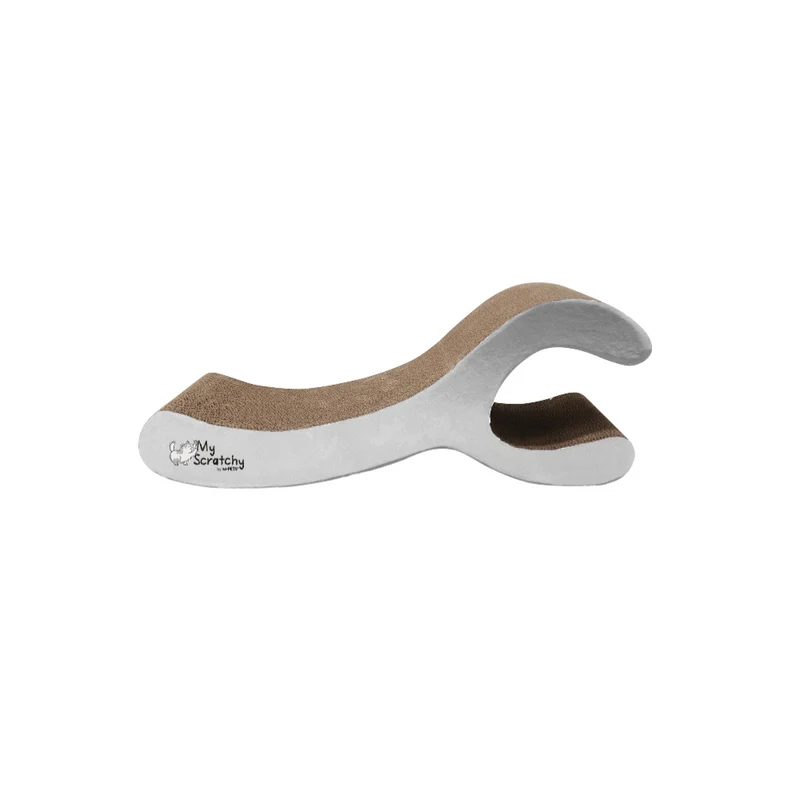 Rascador de Cartón MY SCRATCHY BUFFALO Blanco | M-PETS®