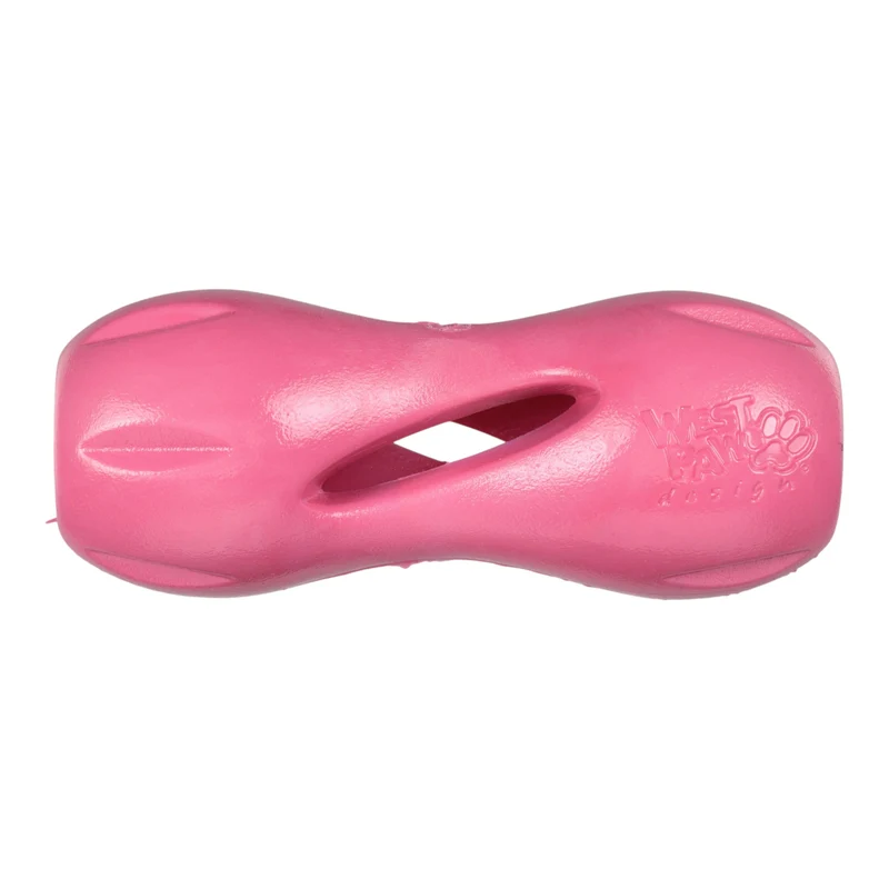 QWIZL de West Paw® color Rosa Geranio (Geranium) Edición Limitada – Juguete Dispensador de Premios para Perros