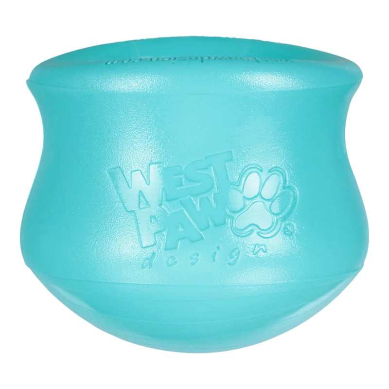 TOPPL de West Paw® color Verde Azulado (Teal) Edición Limitada – Juguete Rompecabezas Dispensador de Premios para Perros