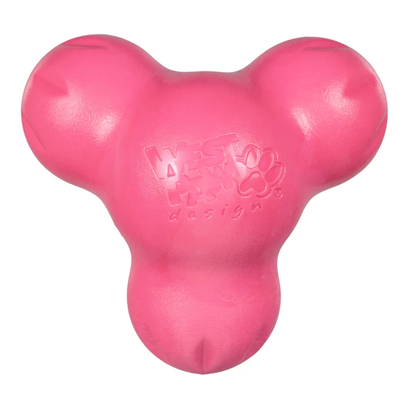 TUX de West Paw® color Rosa Geranio (Geranium) Edición Limitada – Juguete Dispensador de Premios para Perros