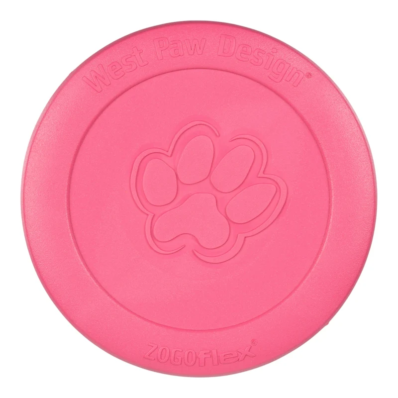 ZISC de West Paw® color Rosa Geranio (Geranium) Edición Limitada – Frisbee Disco de Juguete para Perros
