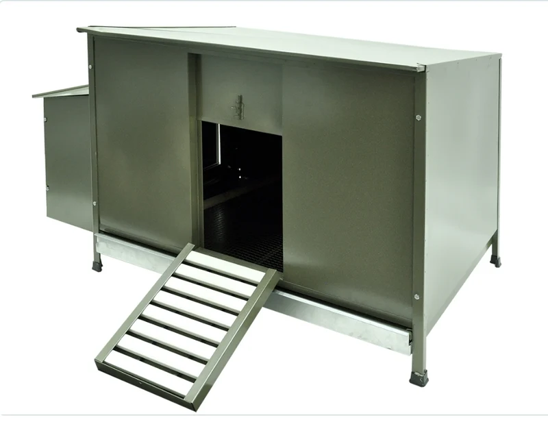 GALLINERO GALVANIZADO VERDE FONTANA 131X70X72CM