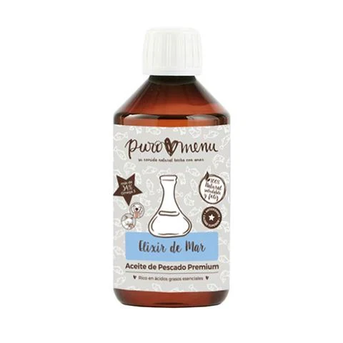 Elixir de mar: aceite de pescado premium | Puromenu