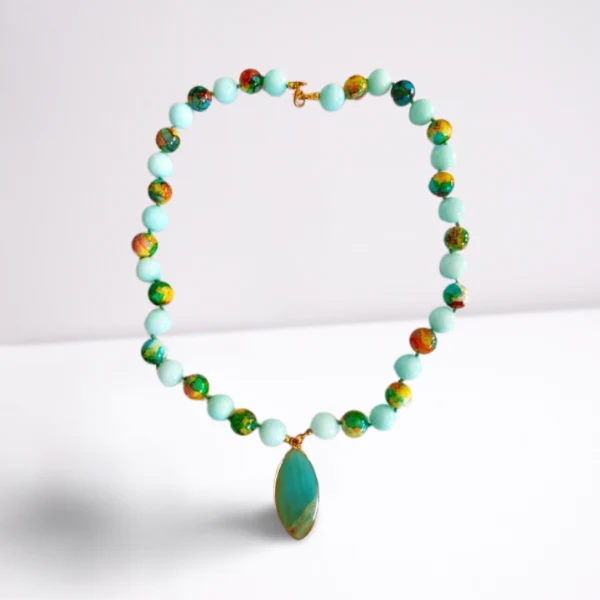 Collar Esmeralda Tropical
