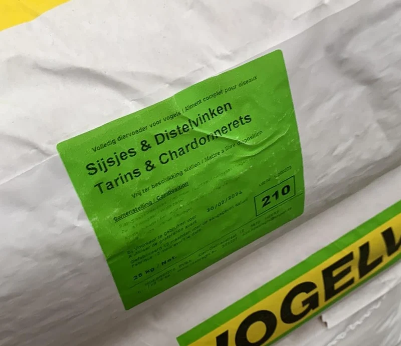Jilguero y Jilguero 25kg - Hobbyfarm Hoebregts