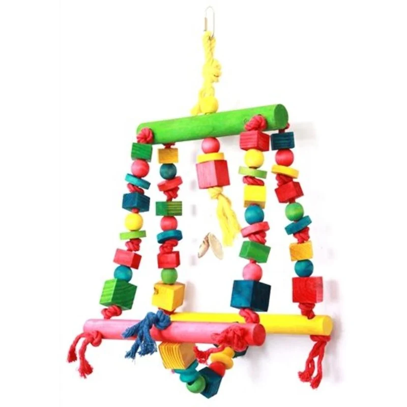 Parrot Toy Doble Columpio - Happy Pet