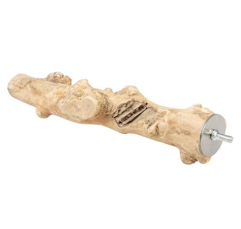Percha para pájaros de madera de café XL - 50cm Marrón