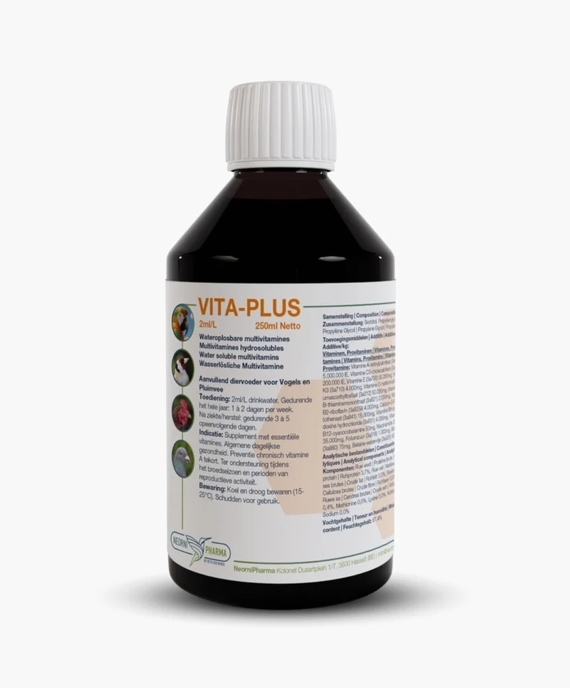 Vita-plus 250 ml (multivitaminas hidrosolubles) Neornipharma
