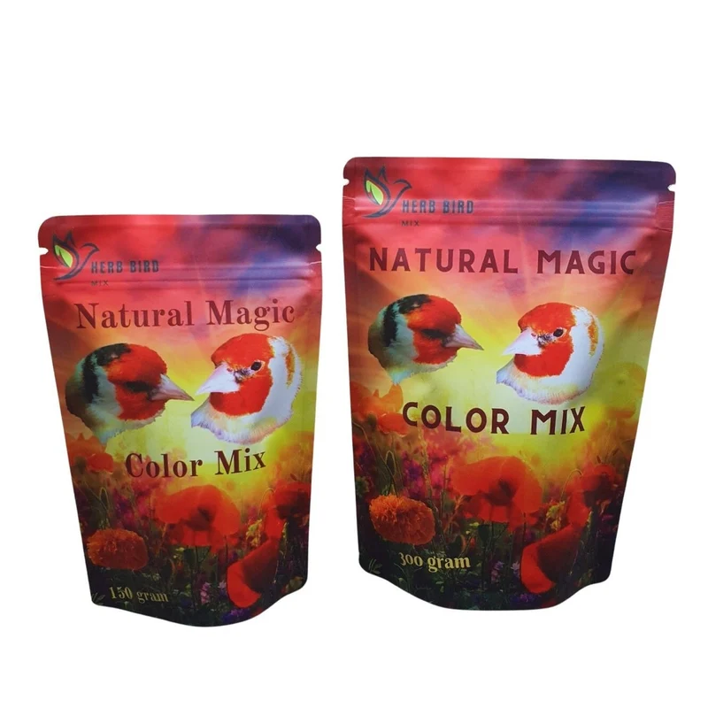 Mezcla de colores mágicos naturales (300 gramos) - Mezcla de pájaros de hierbas