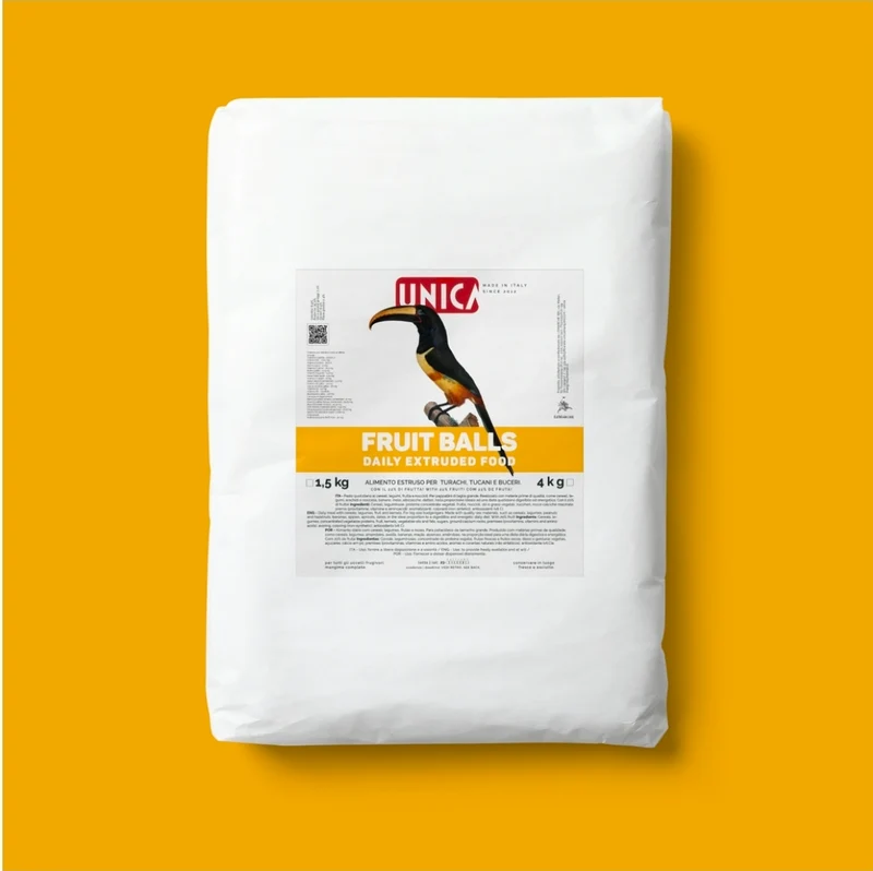 FRUTA EXTRUIDA Bolas de fruta 3kg Unica & Meeks