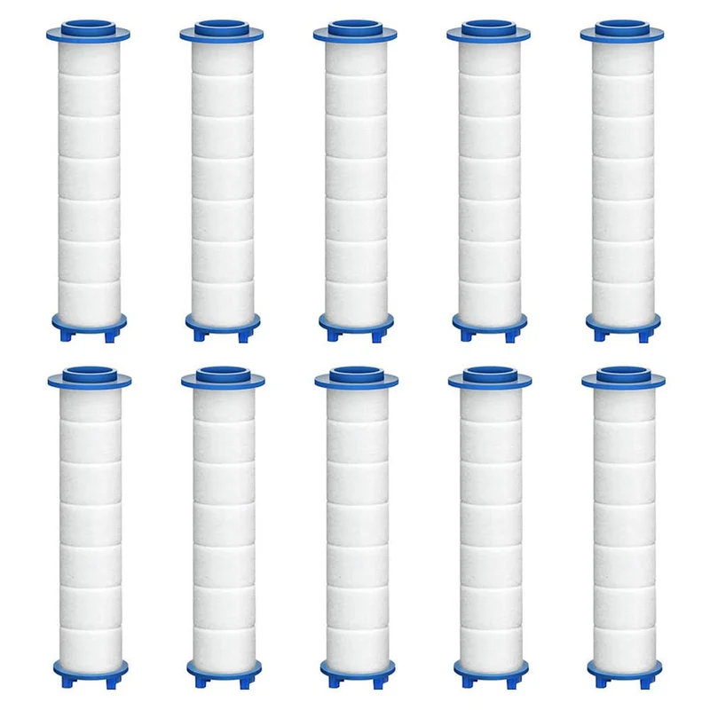 Pack de 10 Repuestos de Filtro de Algodon para Ducha OKOME