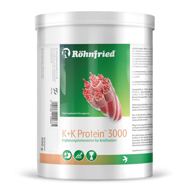 K+K Proteína 3000 - 500 Gramos - Röhnfried