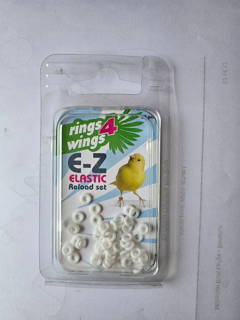 Kit Reload Anillas Elásticas EZ Blancas (50uds) Ø 3 mm