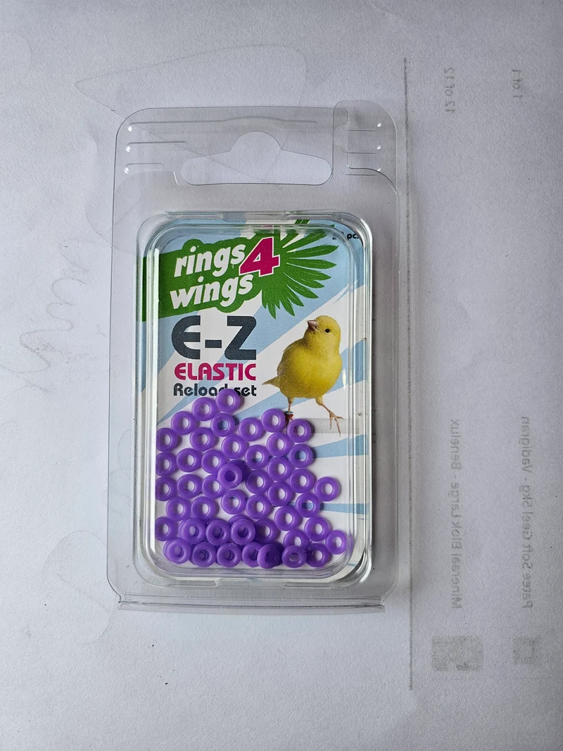 Kit Reload Anillas Elásticas EZ Moradas (50uds) Ø 3 mm