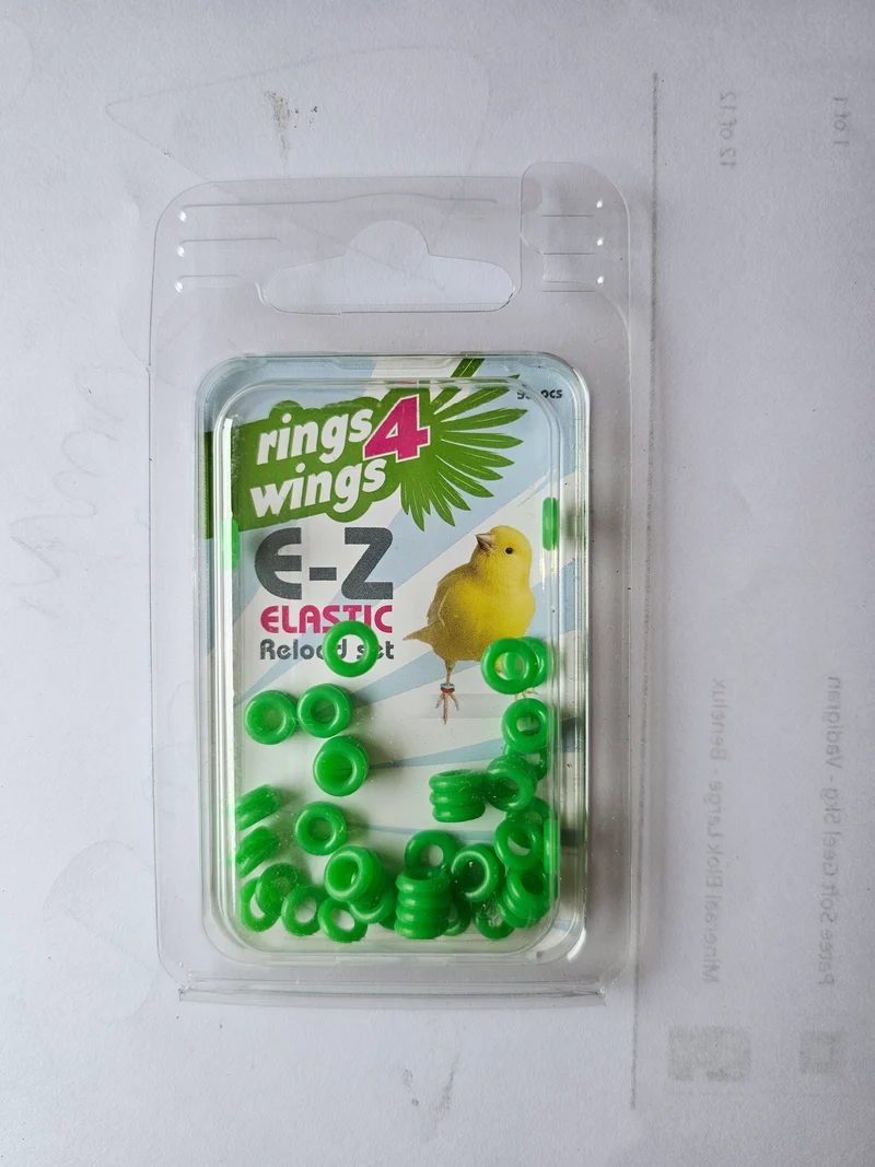 Kit Recarga Anillos Elásticos EZ Verde (50uds) Ø 3 mm