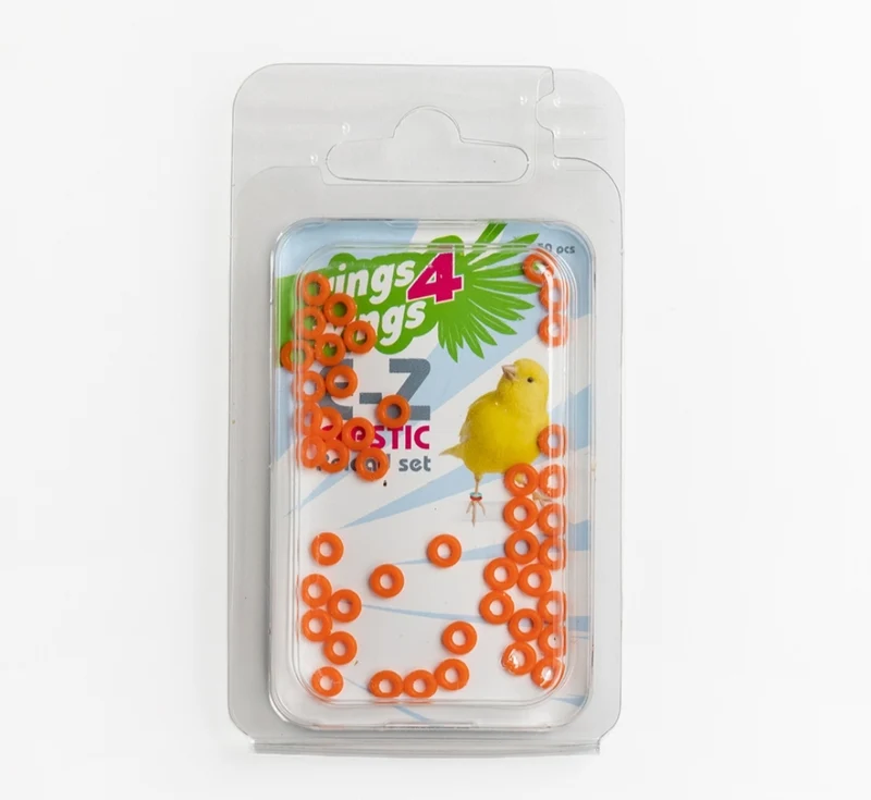 Kit Reload Anillas Elásticas EZ Naranja (50uds) Ø 3 mm