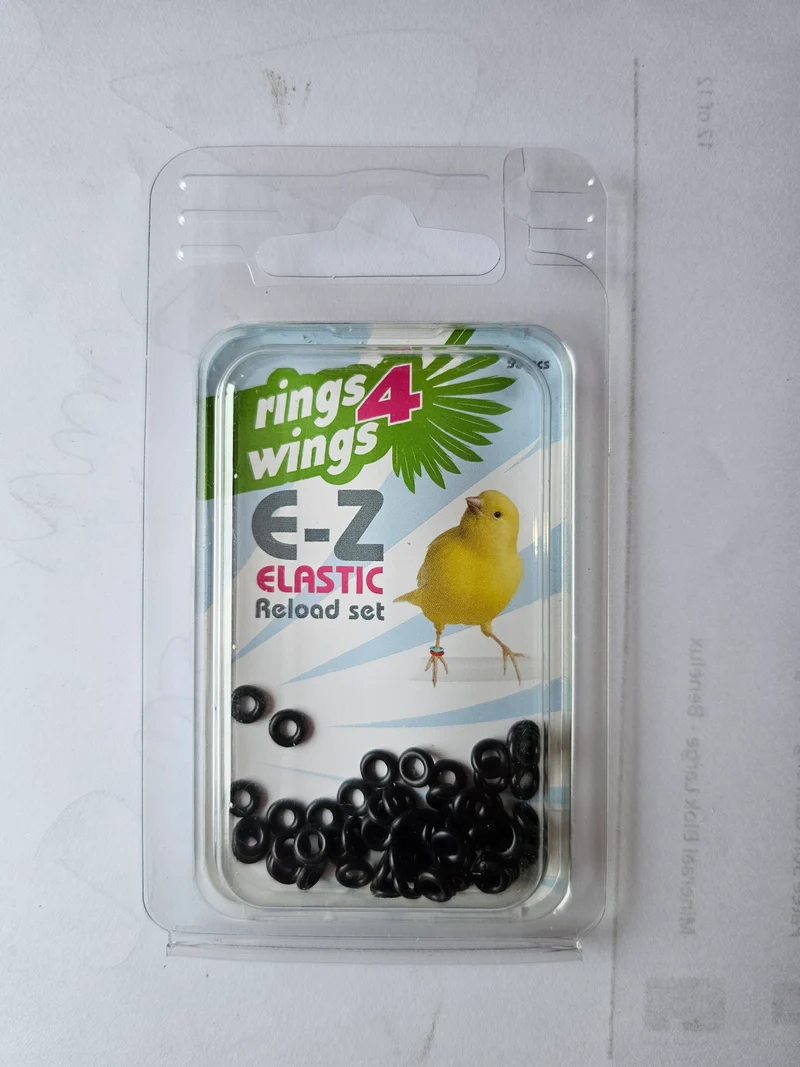 Kit Reload Anillas Elásticas EZ Negras (50uds) Ø 3 mm
