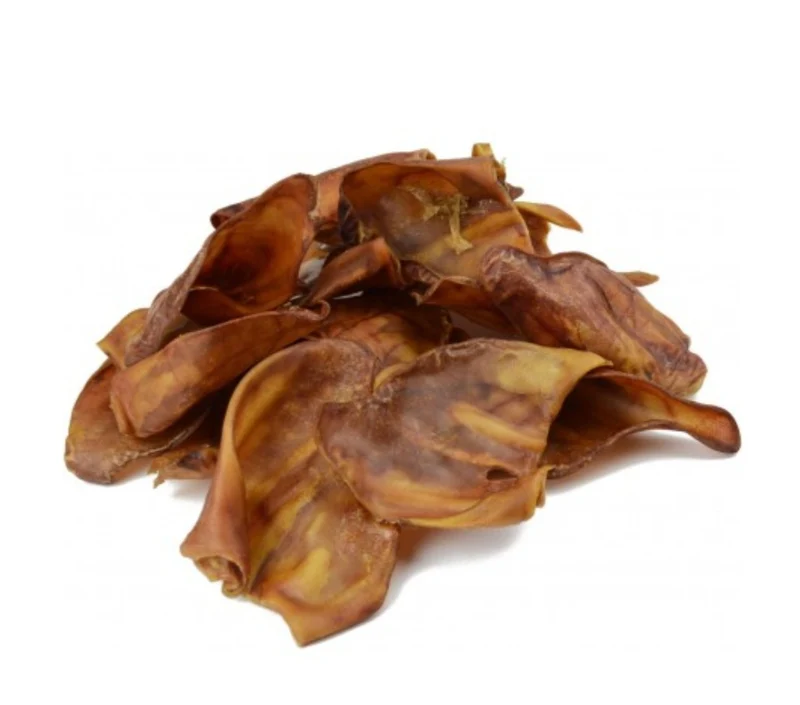 Orejas de cerdo ahumadas - Snack para perros - 10 unidades