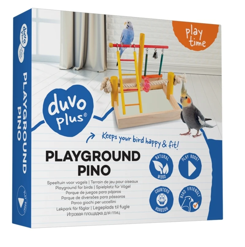 Parque infantil para pájaros pino multicolor
