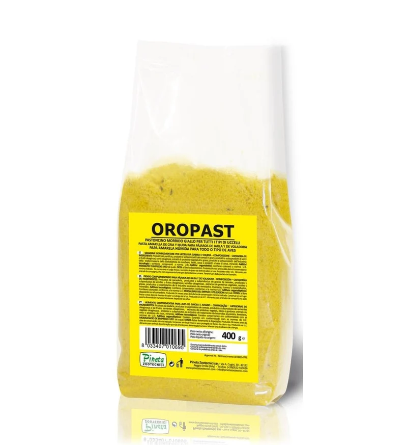 Oropast 1kg ( Pasta de Huevo Amarilla Clásica ) - Pineta Zootecnisi