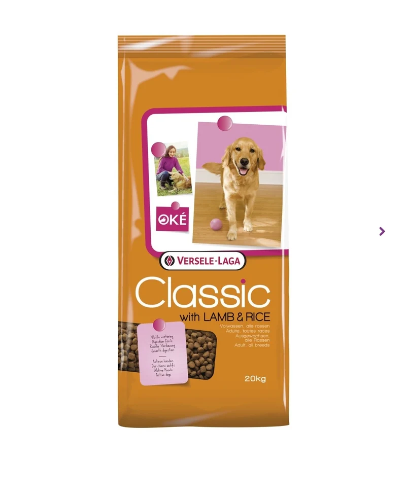 Pienso para perros Classic Cordero y Arroz 20 kg - Versele Laga