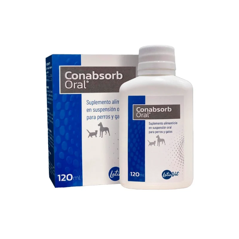 Conabsorb Oral x 120 ml Antidiarreico para perros y gatos