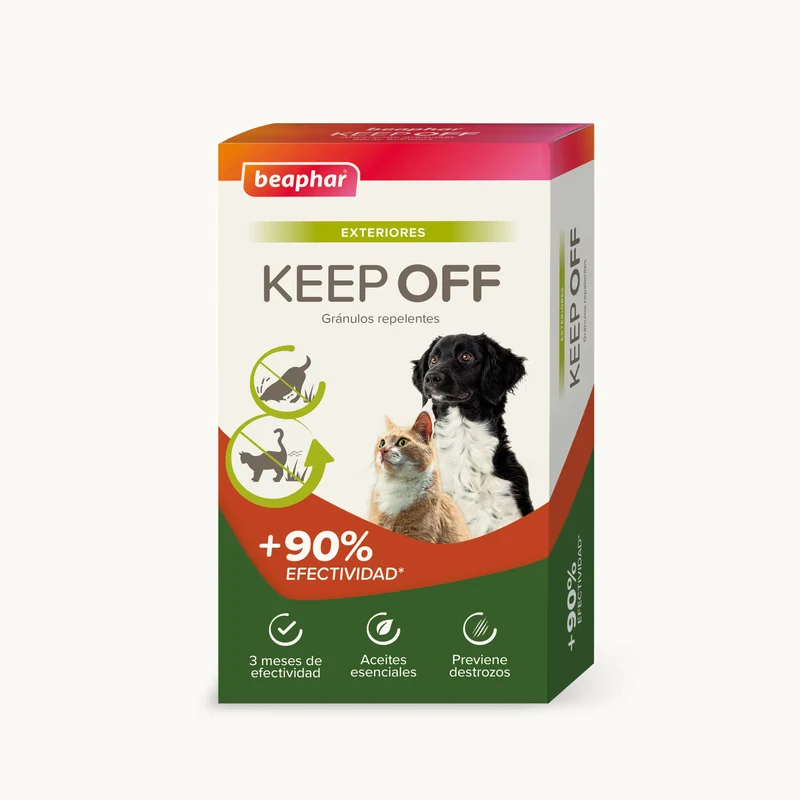 Beaphar Keep Off Repelente para cães e gatos, 2x200g