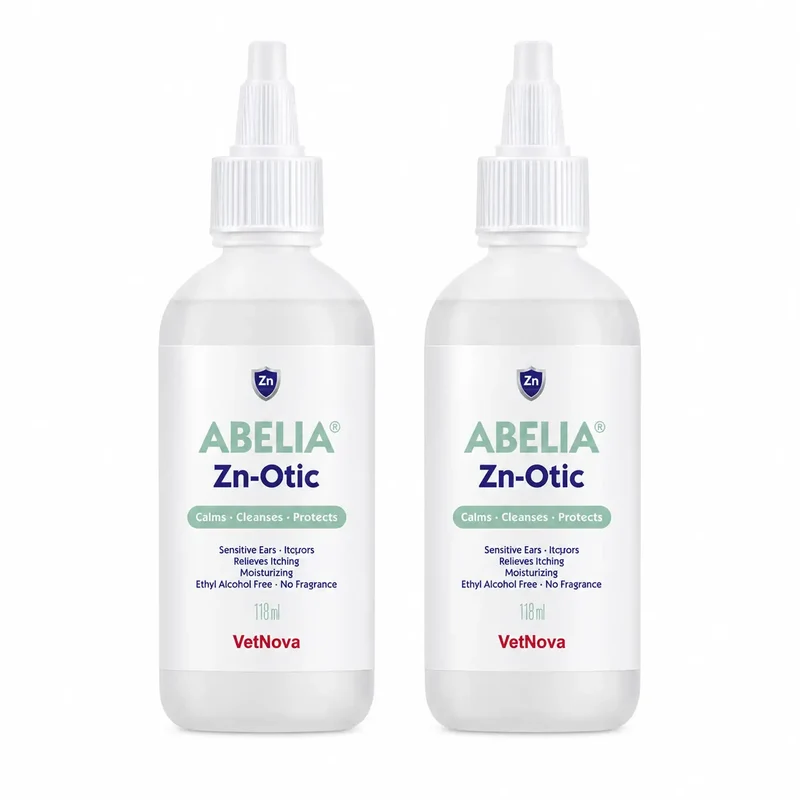 Abelia Vetnova Abelia Zn Otic, 118 Ml, Solución Ótica , pack 2