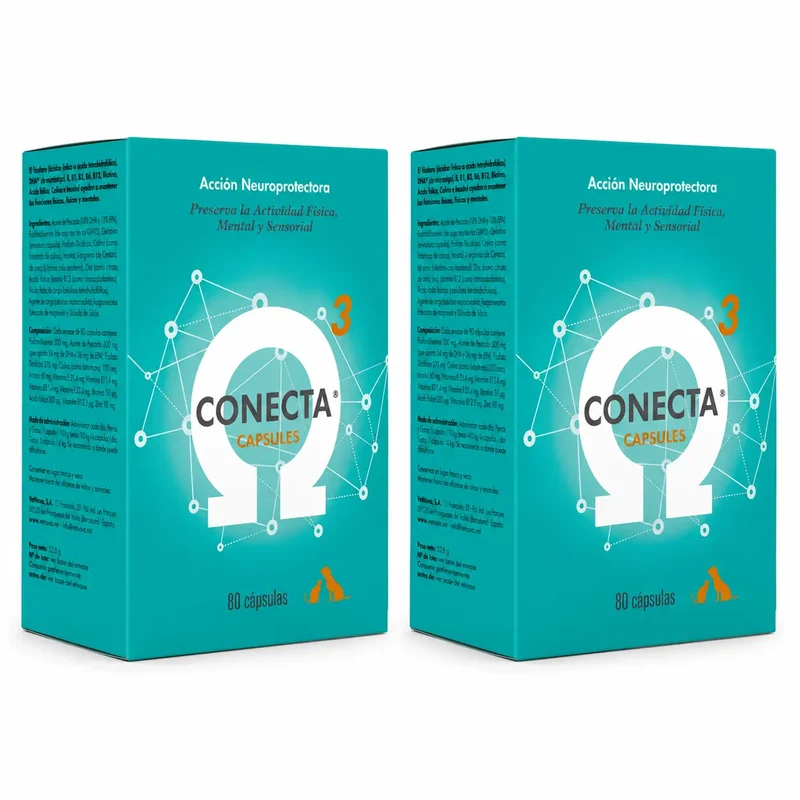 Conecta Vetnova Conecta Capsules, 80 Cápsulas , pack 2