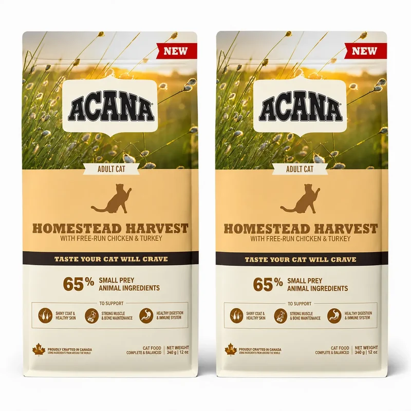 Acana Feline Adult Homestead 4,5Kg Pienso Para Gatos , pack 2