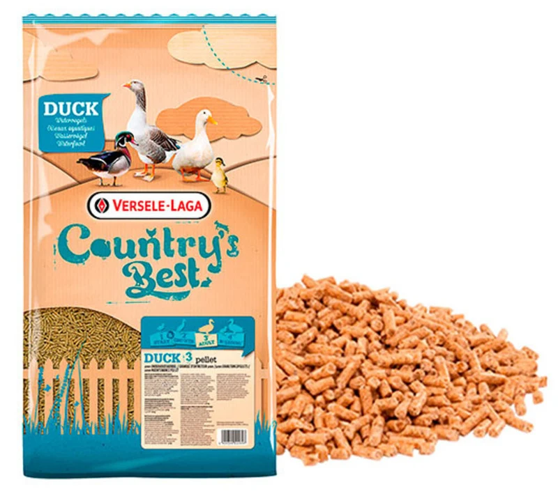Comida Para Patos - Pellet Duck 3 - Alimentación Completa Para Gansos, Cisnes Y Patos - 5 Kg