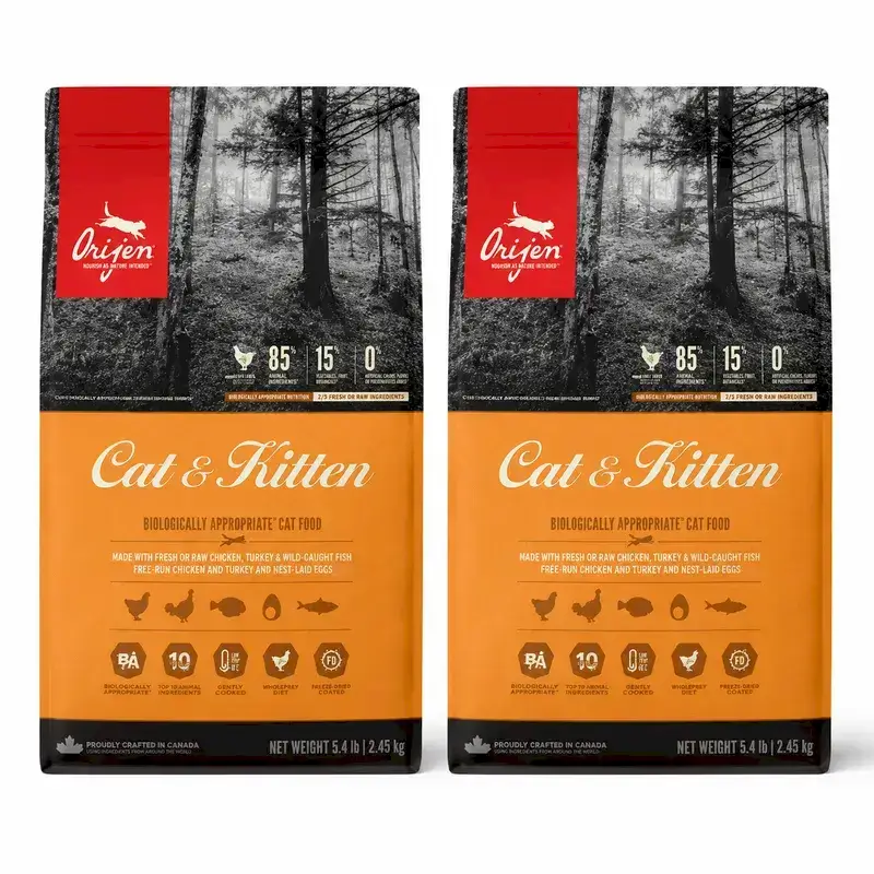 Orijen Feline Cat Kitten 5,4 Kg Alimento para gatos , embalagem 2