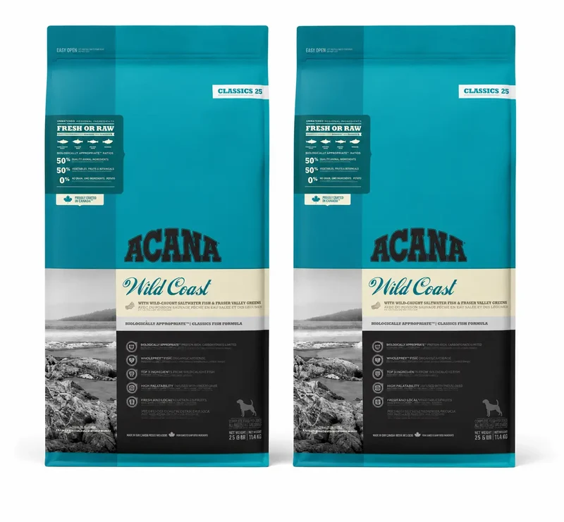 Acana Canine Adult Classics Wild Coast 14,5 Kg Alimento para cães , embalagem 2