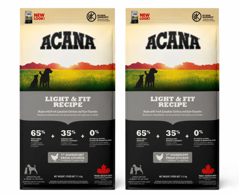Acana Canine Adult Light 11,4 Kg Alimento para cães , embalagem 2