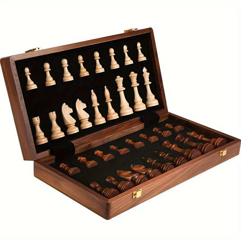 Elegant Wooden Chess Set for Professionals