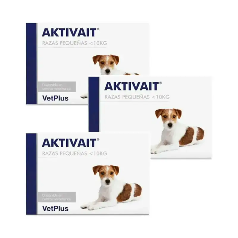 Aktivait Cães de Raça Pequena Blister, Embalagem 3 x 60 Comprimidos