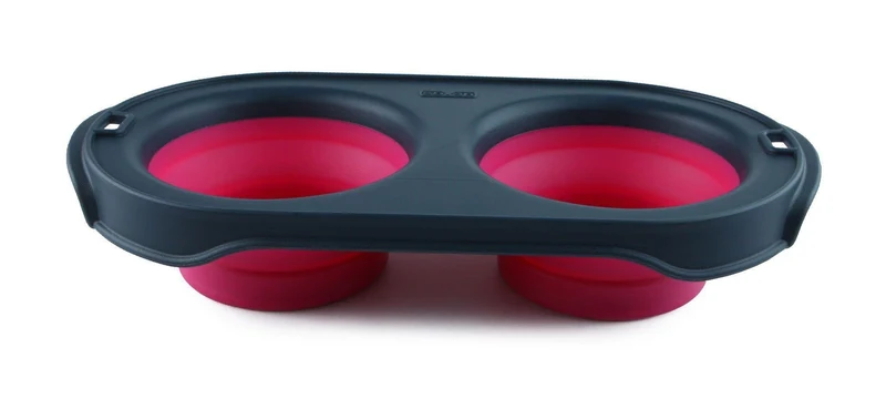Plato Doble Colapsable Rosa - DEXAS® Mass Petware