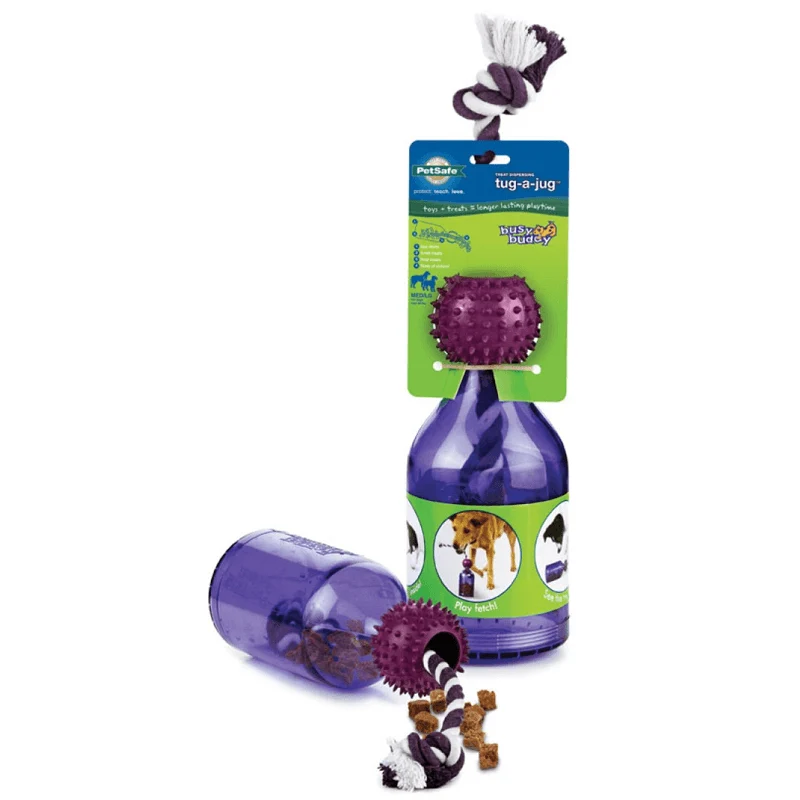 Busy Buddy® Tug-A-Jug™ - Juguete Interactivo para Perros