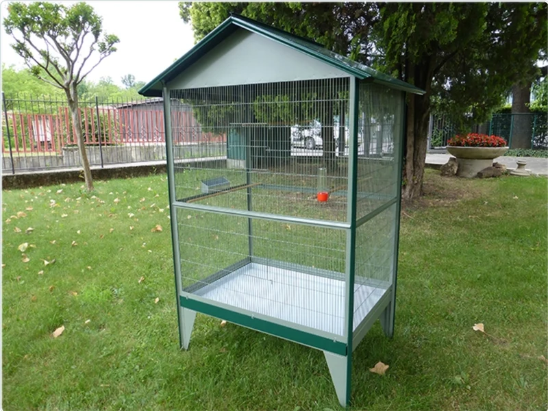 AVIO NR 16 VERDE CON TECHO BLANCO 122X93X173CM